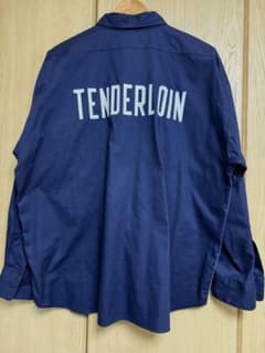 TENDERLOIN テンダーロイン ワーク シャツ バイカー ネイビーのサムネイル