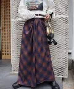 アメリ ヴィンテージ UND DRAPE CHECK SKIRT - メルカリ