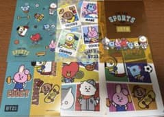 BT21 Sports Clear File Set (6 files)