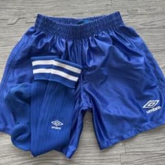 umbro サッカー ハーフパンツ ブルー150とソックスのセットのサムネイル