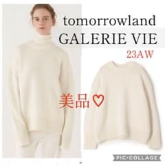 名品♡GALERIE VIE /ファインウーステッド クルーネックプルオーバー TOMORROWLAND｜ファインウーステッド クルーネックプルオーバー
