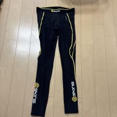 ⭐︎ GRJ130 専用⭐︎SKINS トレーニングタイツ M ブラック/イエローのサムネイル