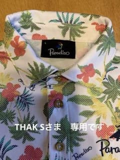 pa￼radiso   ゴルフポロシャツ　Lサイズ　中古美品！のサムネイル