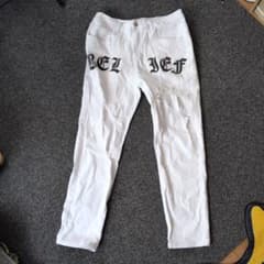 ダメージスキニー 白黒2色セット イカつめ ヤンキースタイルのサムネイル