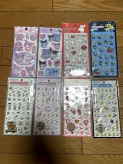 ディズニー・クロミ・スヌーピーぷくぷくシール　全8種➕おまけ2つセットのサムネイル