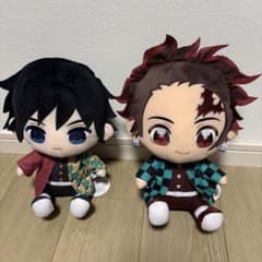 鬼滅の刃 ぬいぷりけ おすわりBIG 冨岡義勇　竈門炭治郎　2セット 鬼滅の刃 ぬいぷりけおすわりBIG 竈門炭治郎＆冨岡義勇 2体セット