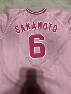 坂本勇人6 ピンクユニフォーム　レディースのサムネイル