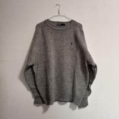 Polo by Ralph Lauren グレー ニットセーター Lのサムネイル