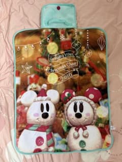 ディズニー クリスマス 2016 裏ボア ブランケット 雪だるまのサムネイル