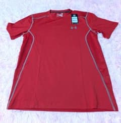 UNDER ARMOUR HeatGear 티셔츠 레드 LG