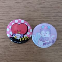 BT21 缶バッジ TATA MANG 2個セットのサムネイル