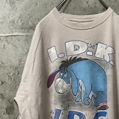 Disney IDK IDC イーヨー プリント キャラクター Tシャツ - メルカリ