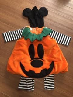 【専用】ハロウィン　かぼちゃおばけのロンパースセットのサムネイル