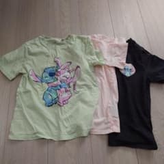 H&M Disney スティッチ Tシャツ 3枚セットのサムネイル