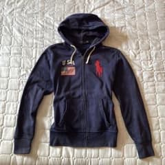 POLO ラルフローレン ジップパーカー ビックポニー 赤 Y2K 平成 お兄系 Polo Ralph Lauren ビッグポニージップアップパーカー Y2K 赤 - メルカリ