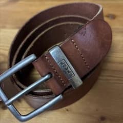 ブラウンレザー カジュアルベルト　Levi’s 4cm×102cmのサムネイル