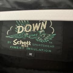 Schott DOWN ET PLUME ダウンジャケット M 黒のサムネイル