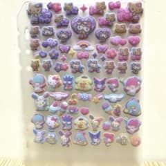 サンリオキャラクターズ キティ コットンパフィー シール おすそ分け まとめ売りのサムネイル