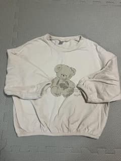 ローズ様専用⭐︎アプレレクール　tiny bear 薄手トレーナー　サイズ100のサムネイル