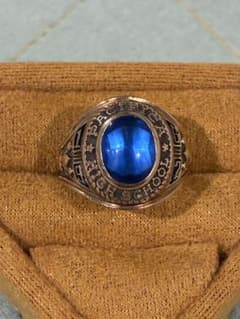 T*T様 Herrfjones1962年製カレッジリング青石15号10k ハーフ T*T様 Herrfjones1962年製カレッジリング青石15号10k ハーフ - メルカリ