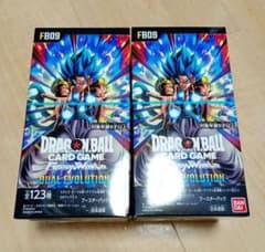 DUAL EVOLUTION 2box　テープカット　値札シール　ドラゴンボール ドラゴンボール FB09 デュアルエボリューション 2box テープカット