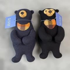 kuzoomikoマレーグマ　ツキノワグマ　くま　ぬいぐるみ kuzoomikoマレーグマ ツキノワグマ くま ぬいぐるみ - メルカリ