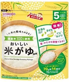 アサヒグループ食品 たっぷり手作り応援 おいしい米がゆ(徳用) 70g×12個入のサムネイル