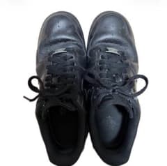 NIKE AIR FORCE 1 BLACK/BLACK エアフォースワンのサムネイル