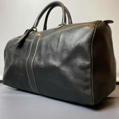 高級モデル✨ダンヒル ボストンバッグ ゴールド金具 大容量 レザー 黒