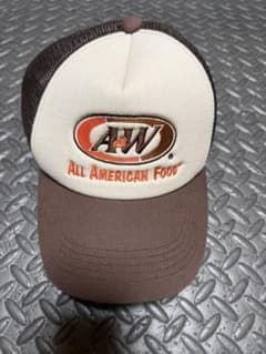 A&W トラッカーキャップ クリーム/ブラウンのサムネイル
