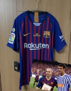 バルセロナ　17-18 イニエスタ　ラストマッチ記念オーセンティックユニフォーム バルセロナ 17-18 イニエスタ ラストマッチ記念オーセンティック