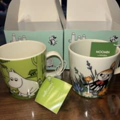 MOOMIN ARABIA 머그컵 2개 세트 무민 리틀미