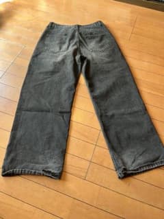 MANFINITY ワイドレッグ デニムパンツ ブラック Sのサムネイル