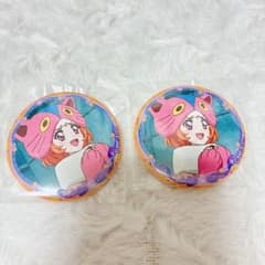 アイカツ！チョコインサブレ イオン限定 缶バッチ 大空あかり ×2