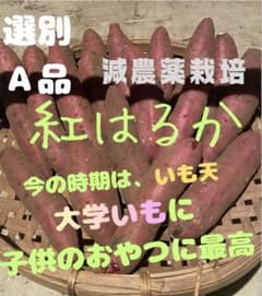 サイズ指定お任せください！紅はるか 減農薬栽培 5キロ 農家直送のサムネイル