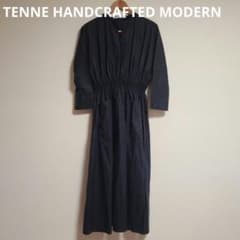 TENNE HANDCRAFTED MODERN シャーリング ワンピース 紺 TENNE HANDCRAFTED MODERN シャーリング ワンピース 紺 - メルカリ