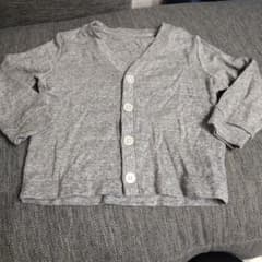 UNIQLO ベビー カーディガン グレー 90