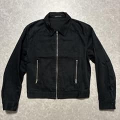 Agnes b homme paris アニエスベー　ブラックドリズラーブルゾン Agnes b homme paris アニエスベー ブラックドリズラーブルゾン - メルカリ