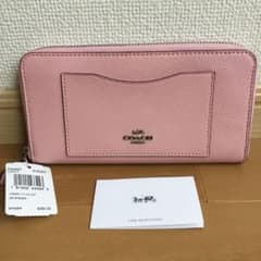 専用！！！新品☆COACH(コーチ)ピンク レザー 長財布のサムネイル
