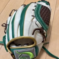 あ*★様 久保田スラッガー 軟式 グローブ グリーン ホワイトのサムネイル