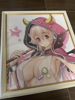 「本日処分出品」すーぱーそに子限定廃盤キャンバス人気書き下ろし津路参汰 本日処分」すーぱーそに子新品未使用額装限定廃盤色紙 - メルカリ