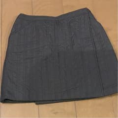 AIGLE  フリース保温巻きスカート  黒 サイズフリーのサムネイル