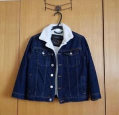 ZARA ボア付きデニムジャケット 男の子　120CMのサムネイル