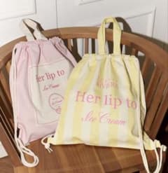 新品Her lip to Ice Cream リュック ステッカー付 - メルカリ
