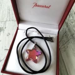 Baccarat スター クリスタル ネックレス ペンダント ピンクイリゼ Baccarat スター クリスタル ネックレス ペンダント ピンクイリゼ