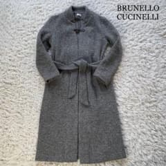 BRUNELLO CUCINELLI アルパカコート イタリア製 グレー 40 - メルカリ