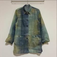 VINTAGE シアーシャツジャケット グリーン M~Lのサムネイル