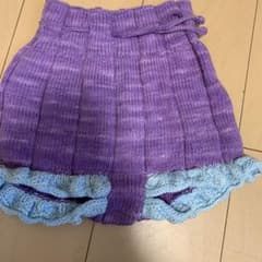 ［ほぼ未使用！めちゃ使える］Misha & Puff ニットショートパンツ 4yのサムネイル