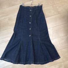 JILL STUART デニムフレアスカート　Sサイズのサムネイル