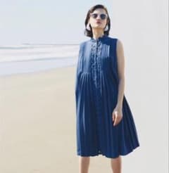 美品　CELFORD ノースリーブ ワンピース Aライン 36プリーツ 美品 CELFORD ノースリーブ ワンピース Aライン 36プリーツ - メルカリ